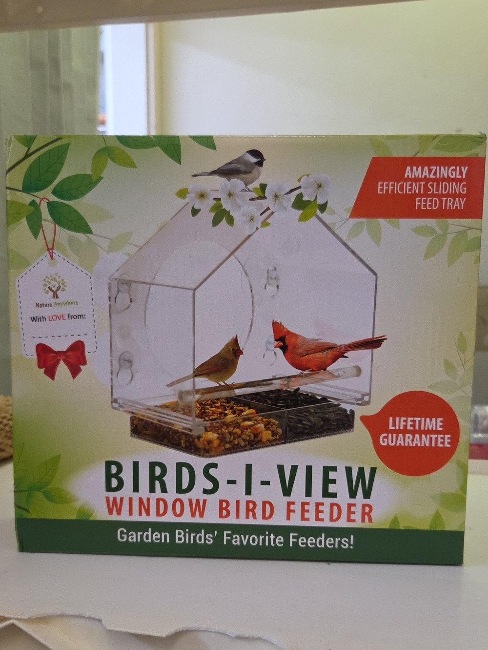 Window Bird Feeder - Clear